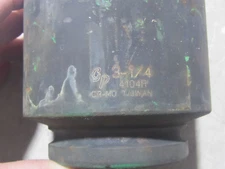 USED Grey Pneumatic 4104R 1" Drive 3-1/4" 6-Point Impact Hex Socket