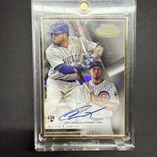 VICTOR CARATINI 2018 TOPPS GOLD LABEL ON CARD AUTO ROOKIE RC. rookie card picture