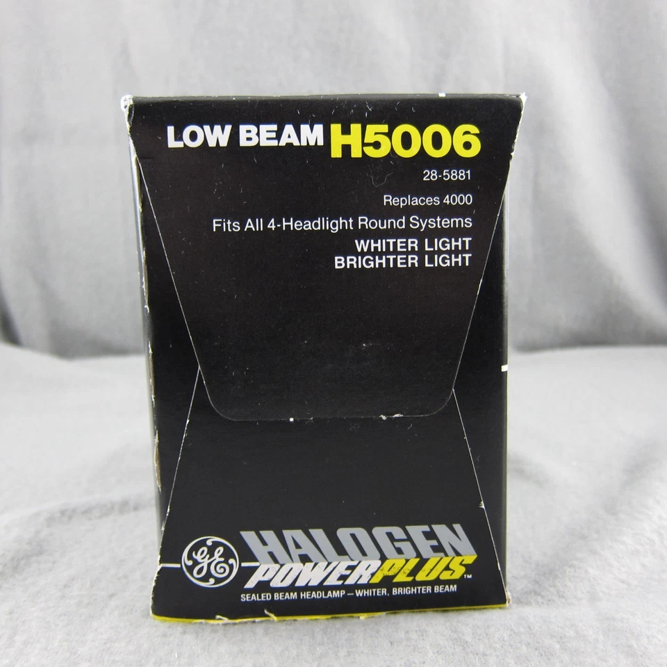 Faro halógeno PowerPlus de haz bajo General Electric H5006 NOS DE COLECCIÓN Foto 3 de 4