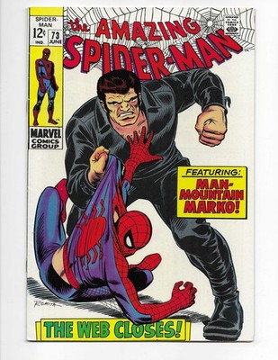Amazing Spider-Man 73 1969 Marvel Comics F/VF 7.0 1st App Of Man Mountain Marko