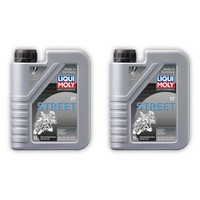 2X MotoröL Liqui Moly 1504 Motorbike 2T Teilsynthetisch 1 Liter ISO L-EGC