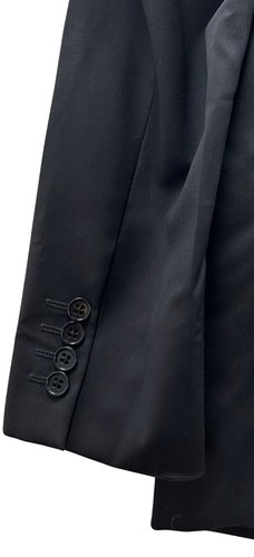 Armani Collezioni Blazer Mens 42R G-Line Sea Blue Natural Stretch Wool Italy - Picture 12 of 12