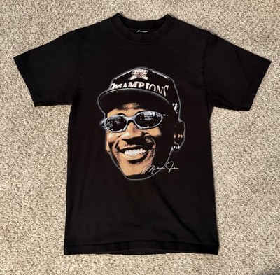 GAME CHANGER Michael Jordan Chicago Bulls Graphic Print Black T-Shirt S