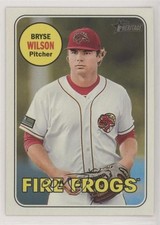2018 Topps Heritage Minor League Edition Bryse Wilson #164 8d2