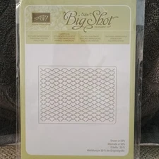 Sizzix Big Shot Embossing Folder 127751 TEXTURED IMPRESSIONS New Retired