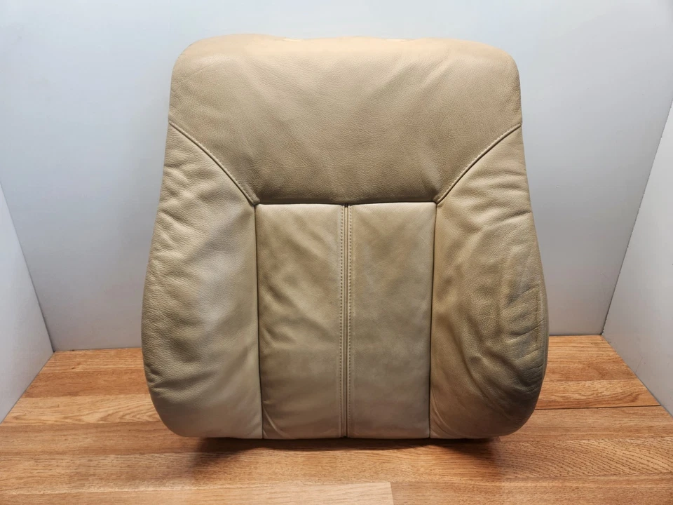 ✅ 97-03 OEM BMW E39 525 Front Left Seat Upper Cushion Leather Montana Beige * - Image 2 of 4