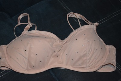 Pink Victoria's Secret XL Push up beige new bra | eBay UK