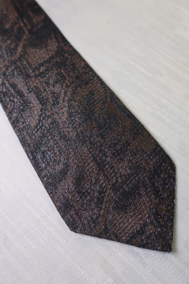 GIANFRANCO FERRE VISCOSA TIE CRAVATTA NECKTIE MADE ITALY VINTAGE CLASSIC Foto 2 de 4