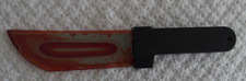 Halloween Costume Flows Fake Bloody Knife Prop Accessory Toy Plastic 14" Horror