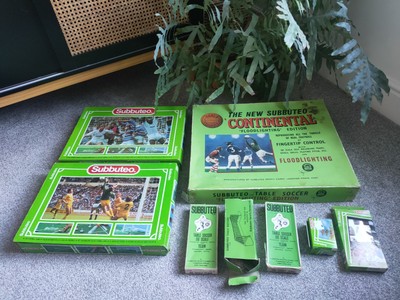 Subbuteo Floodlighting Edition Tischfußball plus extra x8 Boxen gebrauchter Zustand 