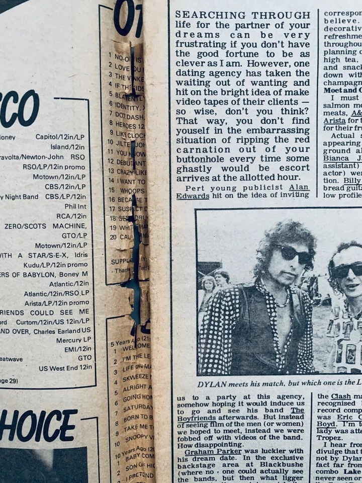 1978 BRUCE SPRINGSTEEN UK MAGAZINE DONNA SUMMER DISCO PiL TALKING HEADS - Image 3 of 4