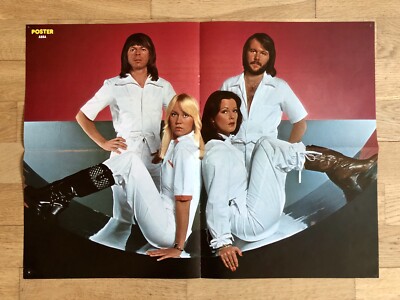 ABBA 1976 AGNETHA FRIDA Swedish Poster Music Magazine 1970s