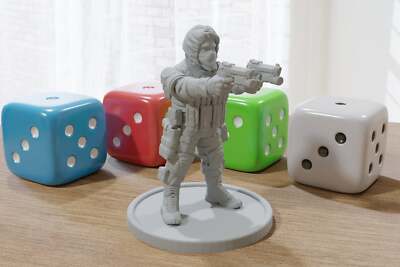 Stalker Bandit Dual Wielded - Zona Alpha - 20mm - 28mm - 32mm Scale Minifigure