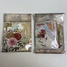 Tim Holtz Idea-ology Die-Cuts Bundle - Organic  Palette Collections 181 Pieces