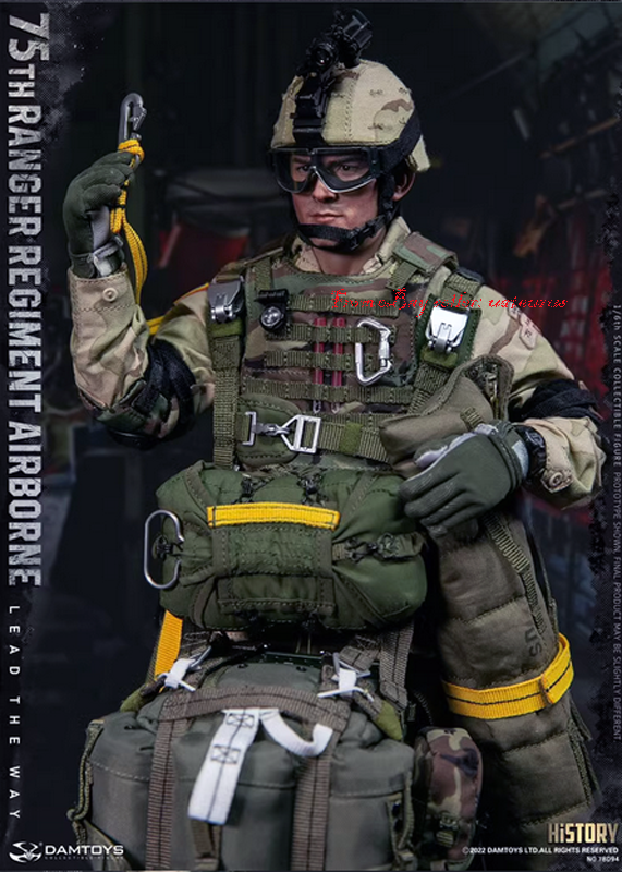 1/6 アメリカ陸軍 第75レンジャー連隊 エアボーン（78094）6966 Perfect Damtoys 78094 1/6 75th Ranger Regiment Airborne Action