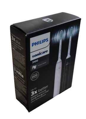 Philips 3100 Series Sonicare HX3675/15 Doppelpack Elektrische Schallzahnbürste