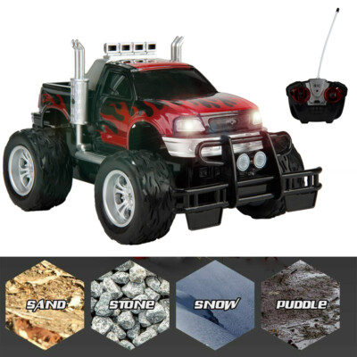 RC Big Wheel Monster Truck Off Road High Speed Remote Control Vehcile w/ Lights