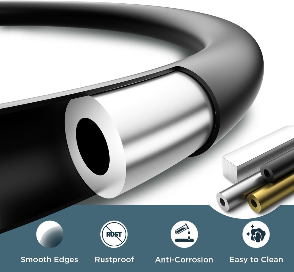 Matte Black Toilet Paper Holder Wall Mount, Sus304 Stainless Steel