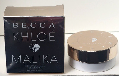 BECCA KHLOE MALIKA BECCA BFFs GLOW LETTERS 0.28 oz SWEETHEARTS (IMPERFECT BOX)