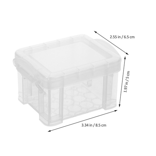 10pcs Small Storage Boxes Plastic Storage Boxes Small Containers with Lids New - Picture 9 of 12