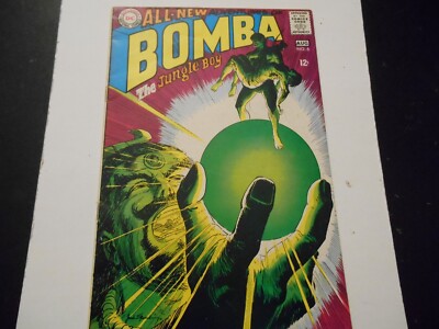 BOMBA THE JUNGLE BOY # 6    Cover by Jack Sparling    Written by Denny O'Neil