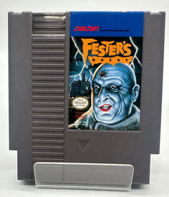 Fester's Quest (Nintendo NES, 1989)-W/Dust Cover & Instructions-TESTED & WORKS