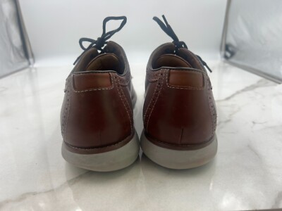 JOHNSTON & MURPHY SHOES Mens Sz 12 MILSON PLAIN TOE BROWN  display picture 3