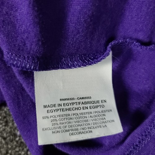 Nike Tank Top Girls XL Purple Athletic Cut Gym Running Workout Tri Blend Shirt - Picture 9 of 10