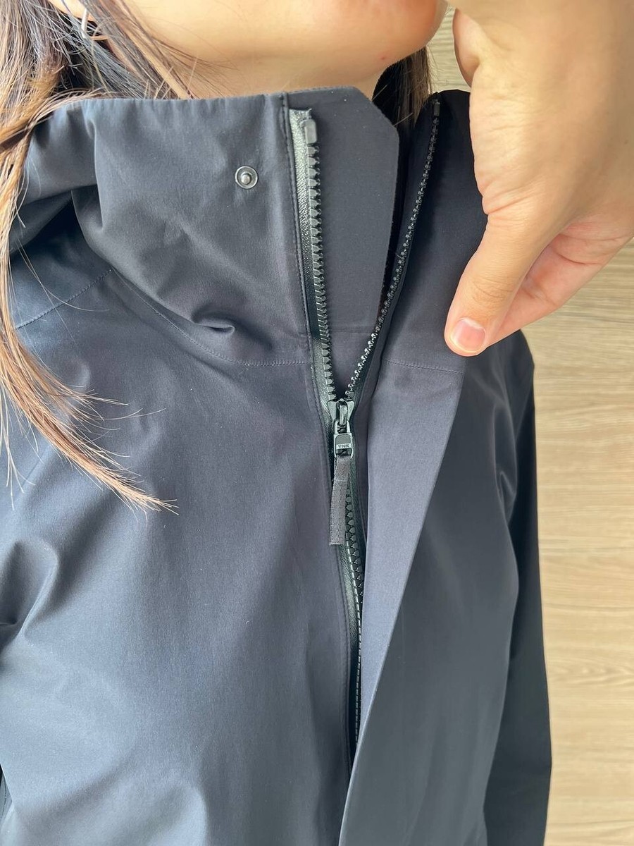 Women's Arc'teryx Andra Gore Tex Coat Windbreaker Black Rain