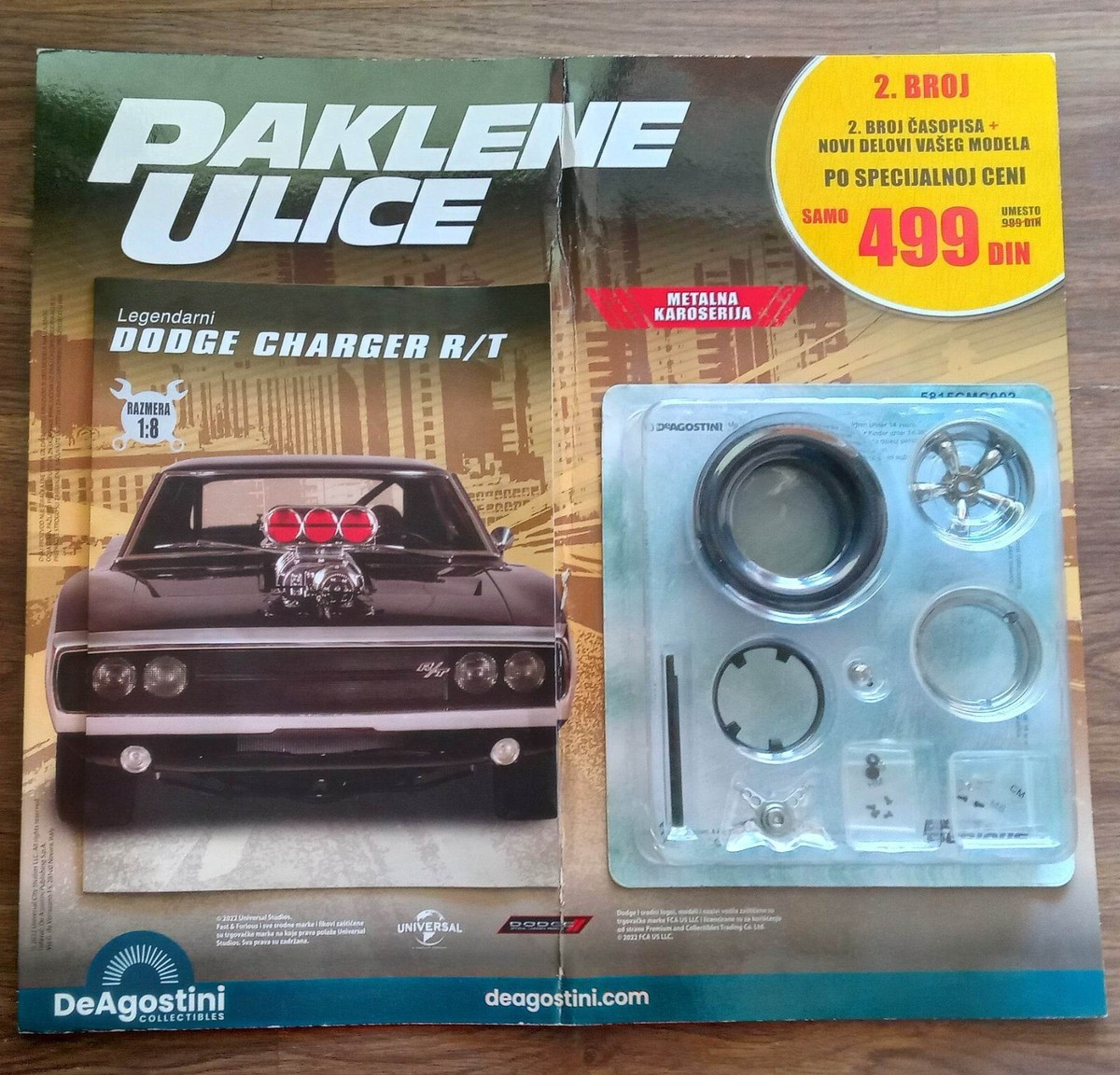 ディアゴスティーニ　Dodge Charger DeAgostini Dodge Charger R/T Fast&Furious Augaben von 1 bis