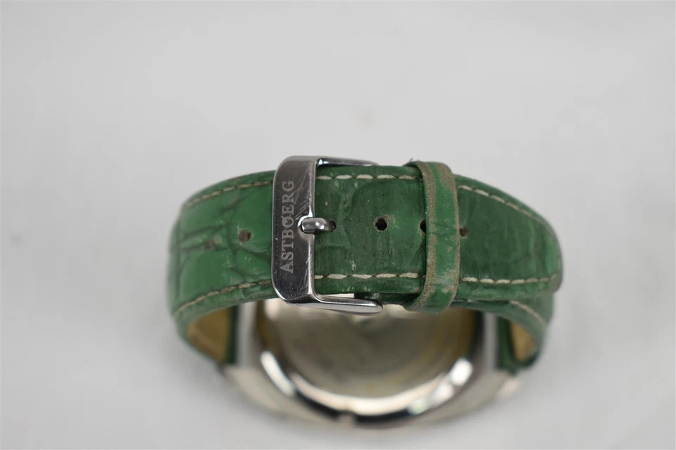 Astboerg Magnum Watch Blue Face Green Band Zeitmesser Berlin 316 Edelstahl AT776 - Image 4 of 4