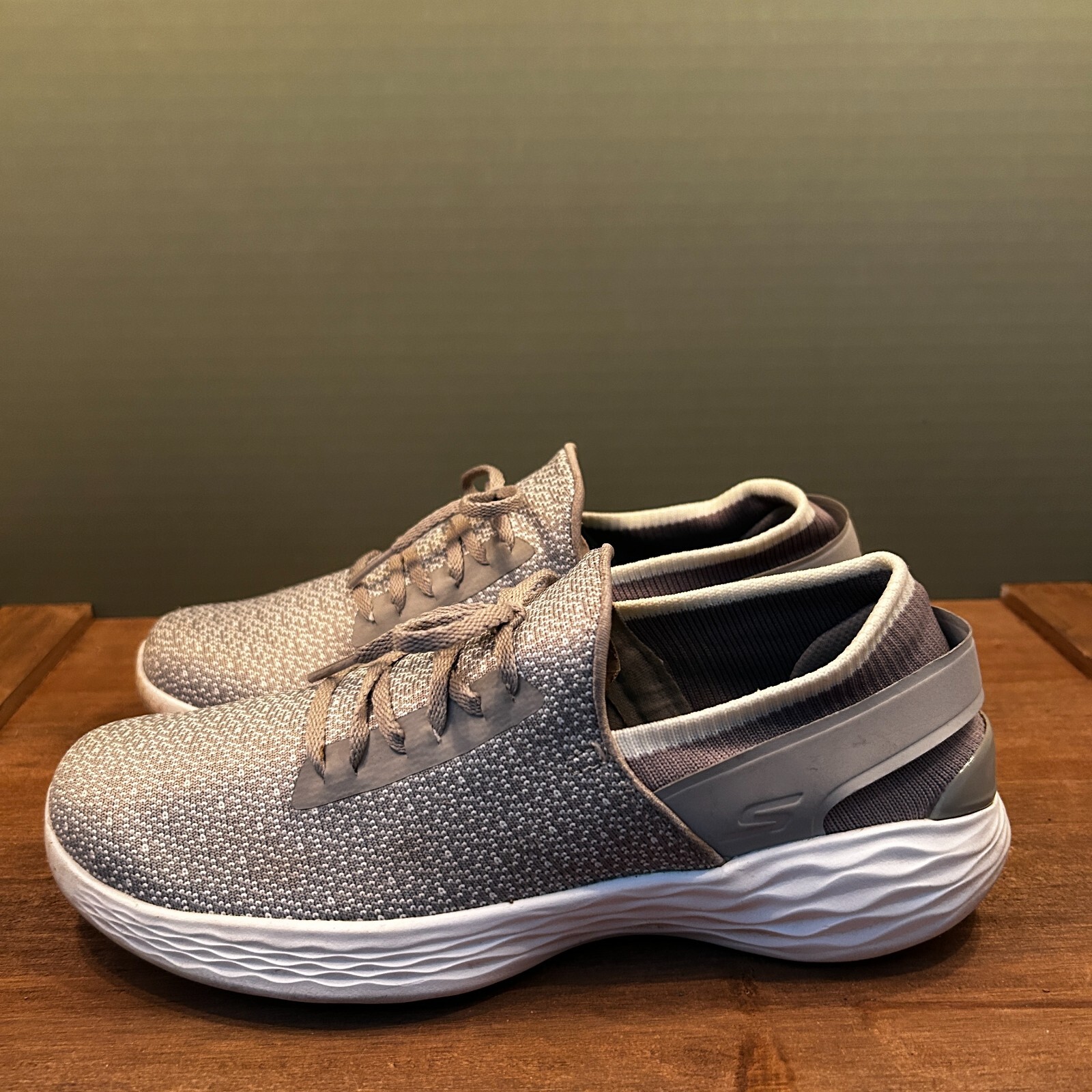 Skechers Womens You Inspire 14950 Gray Running Shoes Sneakers Size