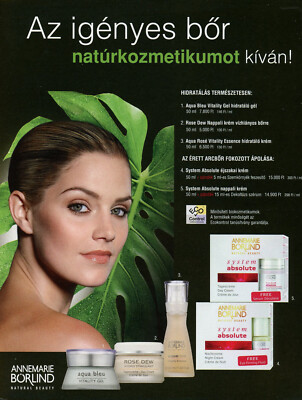 ANNEMARIE BORLIND #1 Magazine PRINT AD 2010 PRETTY GIRL