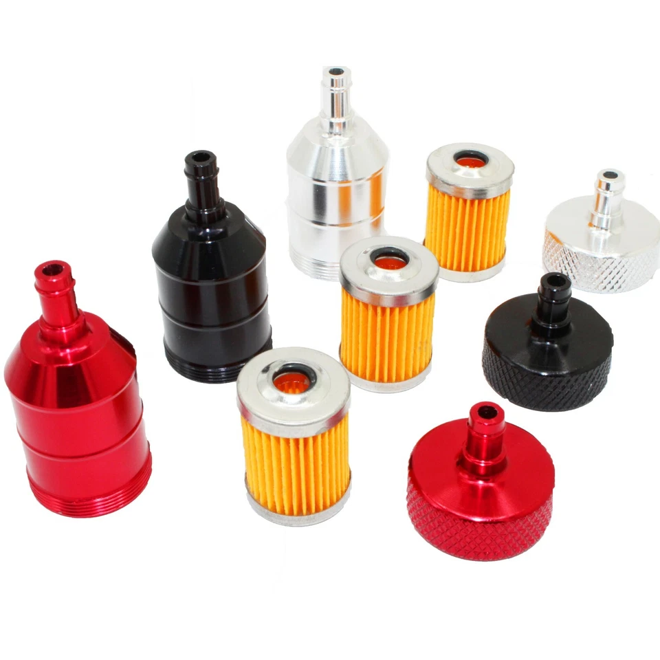 FILTRO DE GAS COMBUSTIBLE CNC ALUMINIO PARA KAWASAKI MULE 500 520 550 600 610 1000 2010  Foto 3 de 3