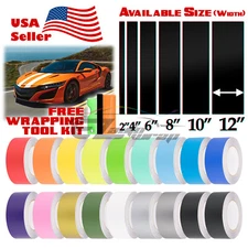 Matte Color Racing Stripes Vinyl Wrap Decals For Acura NSX Stripe 25FT / 50FT