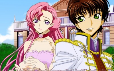 Anime hangyaku no lelouch euphemia li britannia Stitched Gaming Mat Desk
