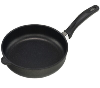 AMT I-728 Induktion Schmorpfanne Aluminumguss 28 cm Ø, Höhe 7 cm