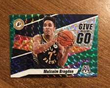 Malcolm Brogdon 2019-20 Mosaic Give and Go Green Prizm #14 Celtics Pacers