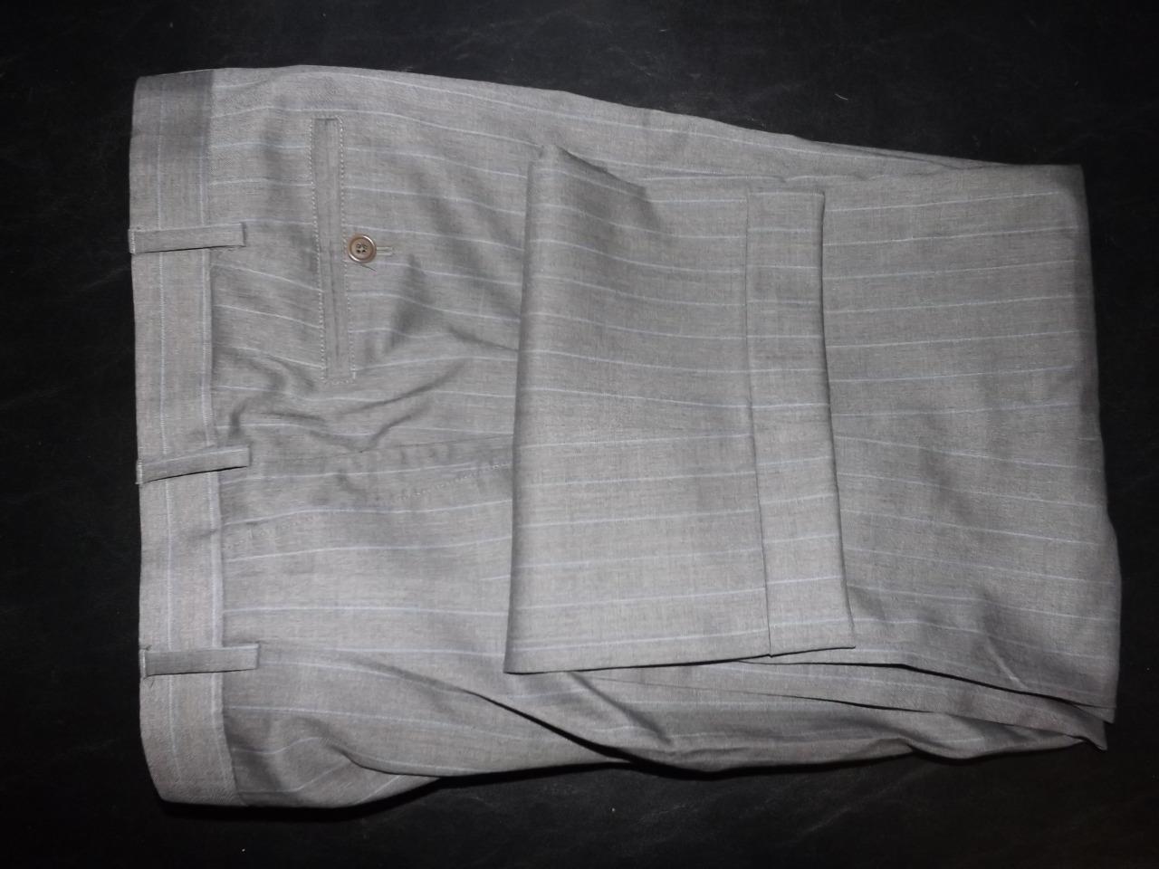 BROOKS BROTHERS MADE IN ITALY 40S W37 L27 GRAY PI… - image 6