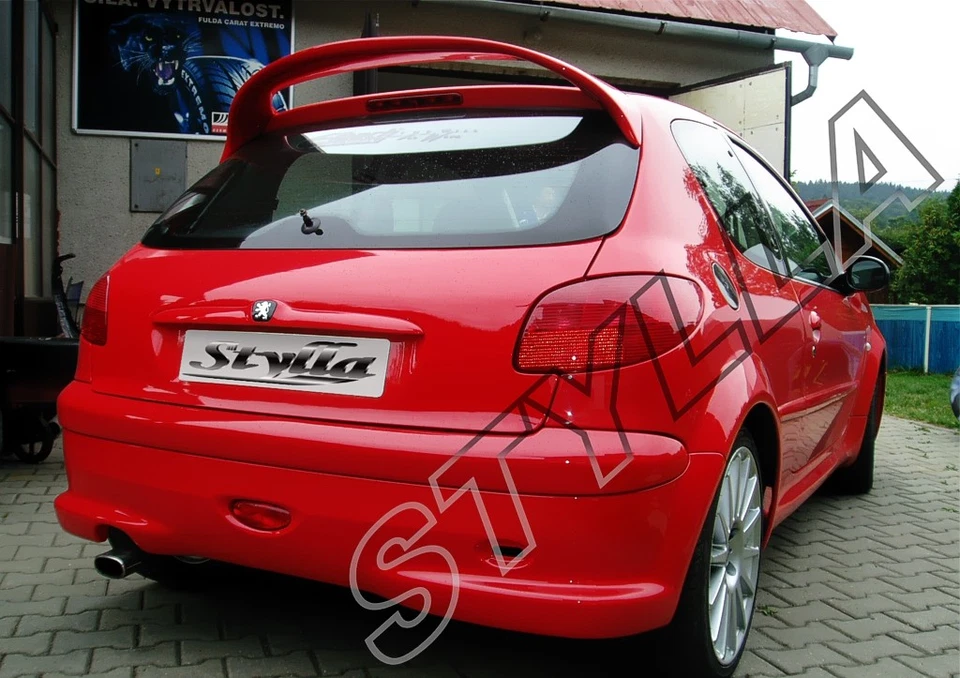 SPOILER REAR ROOF TAILGATE PEUGEOT 206 WING ACCESSORIES - Image 2 of 4