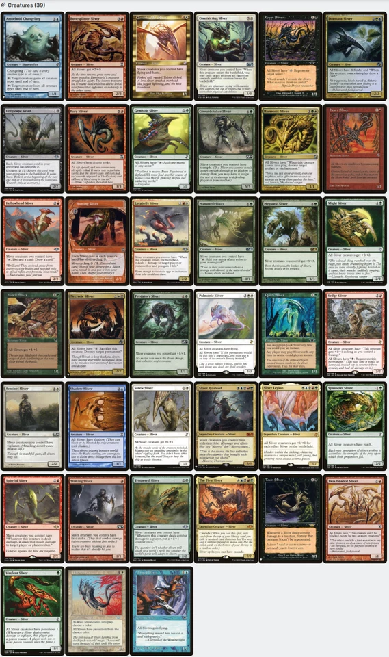 Sliver ULTIMATE Tribal FOUR LEGENDARY Sliver Magic MTG Custom Commander Deck - Image 3 of 4