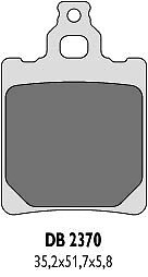 Plaquettes de frein KH60 KH337 KTM SX60 SX65 2000-2003 remplace DB2370MX-N