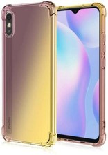 For Xiaomi Redmi 9AT Case, Slim Clear Silicone Gel Phone Cover + HD Screen Guard