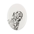 Fila Brasileiro tombstone with a picture of a dog Art-Dog