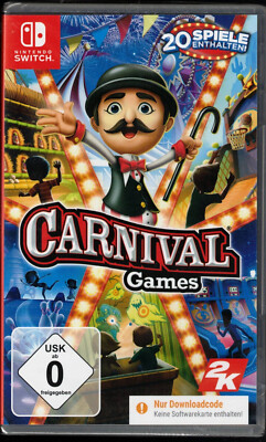 Carnival Games, Nintendo Switch Spiel, NEU &OVP, USK0, 2018 Spielesammlung