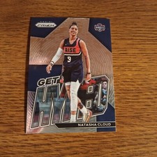 NATASHA CLOUD 2023 Panini WNBA Prizm GET HYPED Insert #14 Washington Mystics
