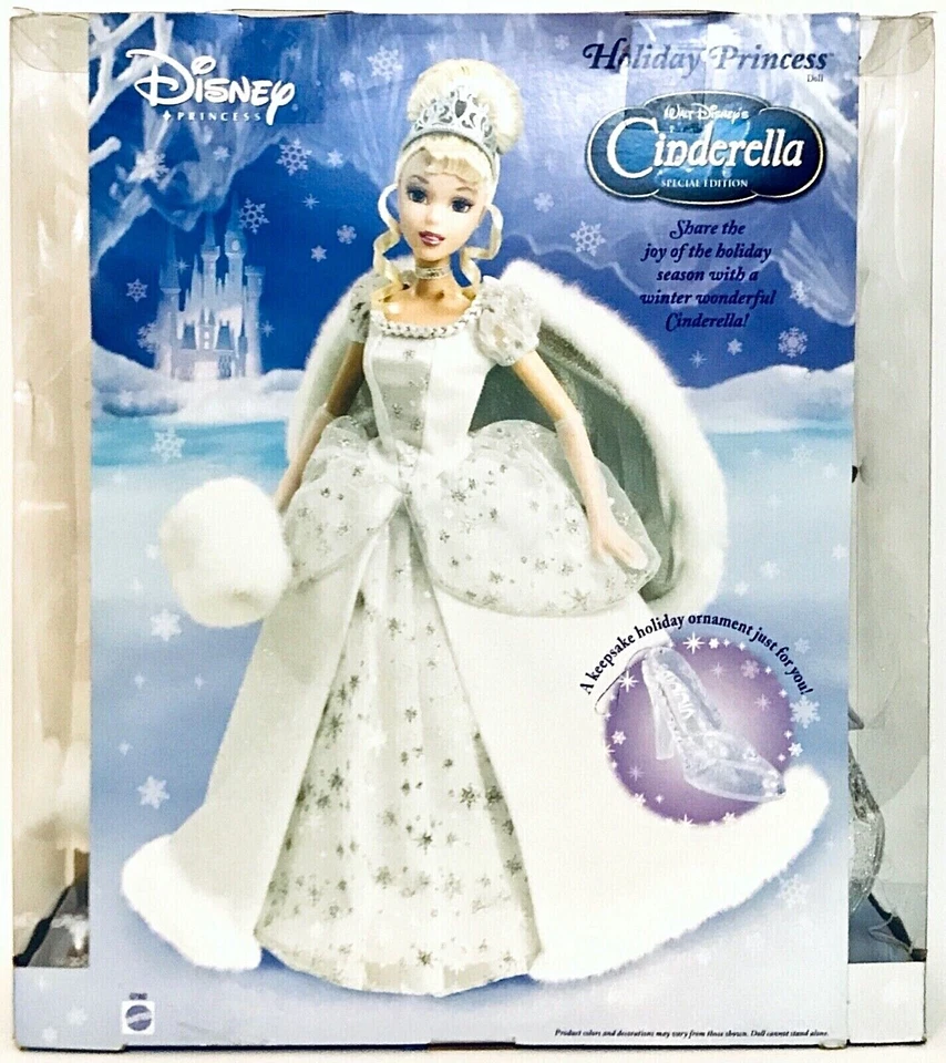 美泰华特迪士尼假日公主灰姑娘 2004 特别版 12 娃娃  — 第 3/4 张图片