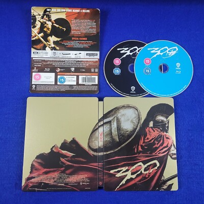 blu-ray 300 Steelbook Edition Gerard Butler ZAVVI 4K ULTRA HD REGION FREE
