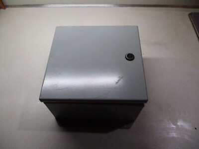 Used Hammond EJ884 Junction Box Enclosure, Continuous Hinge 8x8x4