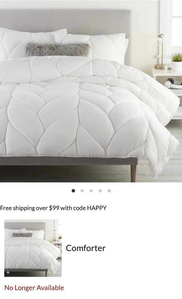Pottery Barn Teen White Puffy Comforter Twin/ Twin XL NEW *RETIRED* - Image 2 of 4